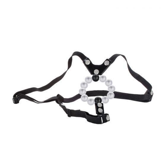 Lovers G String Thong With Pleasure Pearls One Size Black - Romantic Blessings