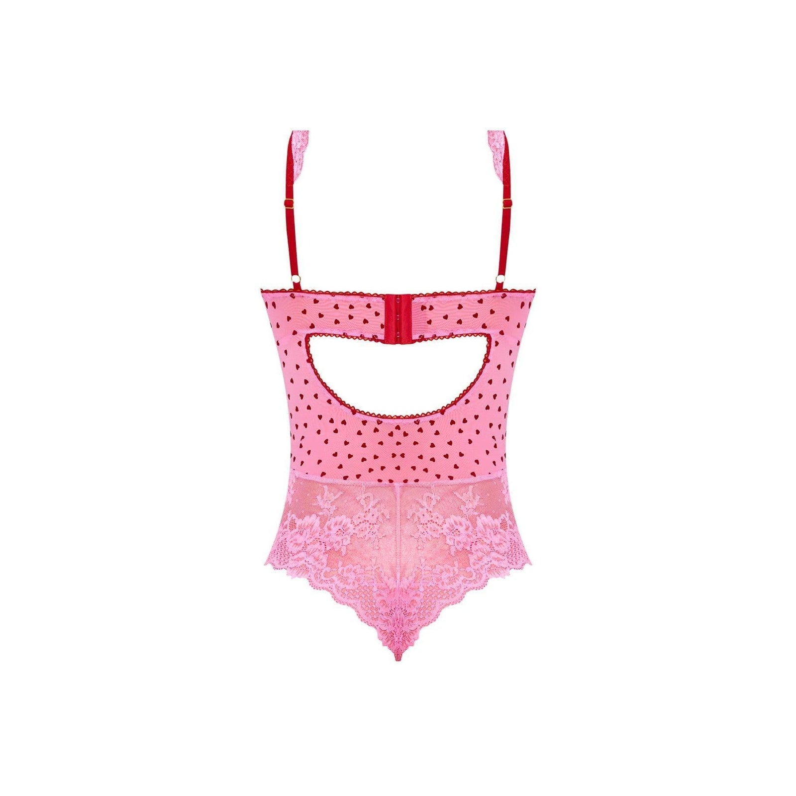 Magic Silk Tickled Pink Balconette Teddy Pink - Romantic Blessings