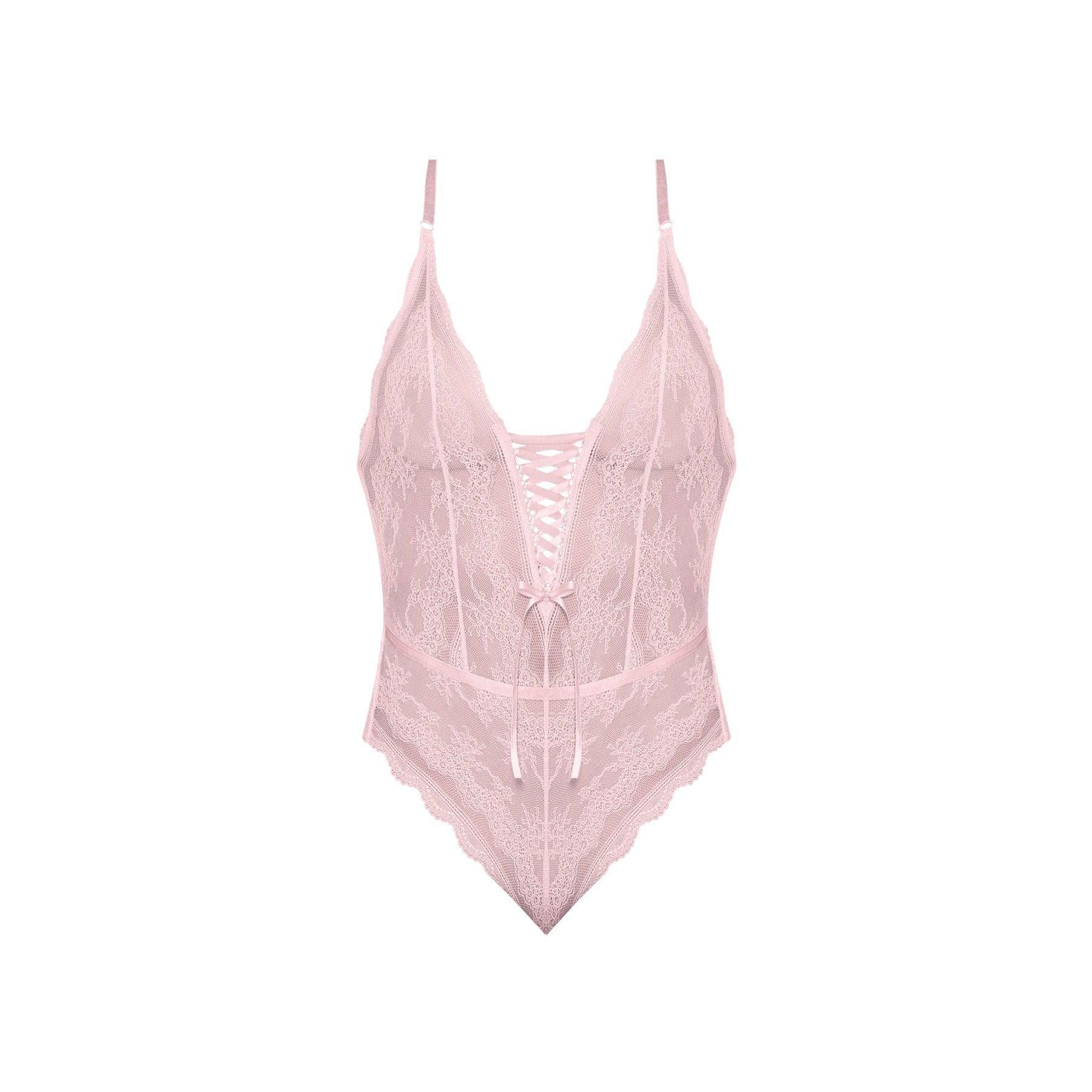 Magic Silk Seabreeze Teddy With Snap Crotch Blush - Romantic Blessings