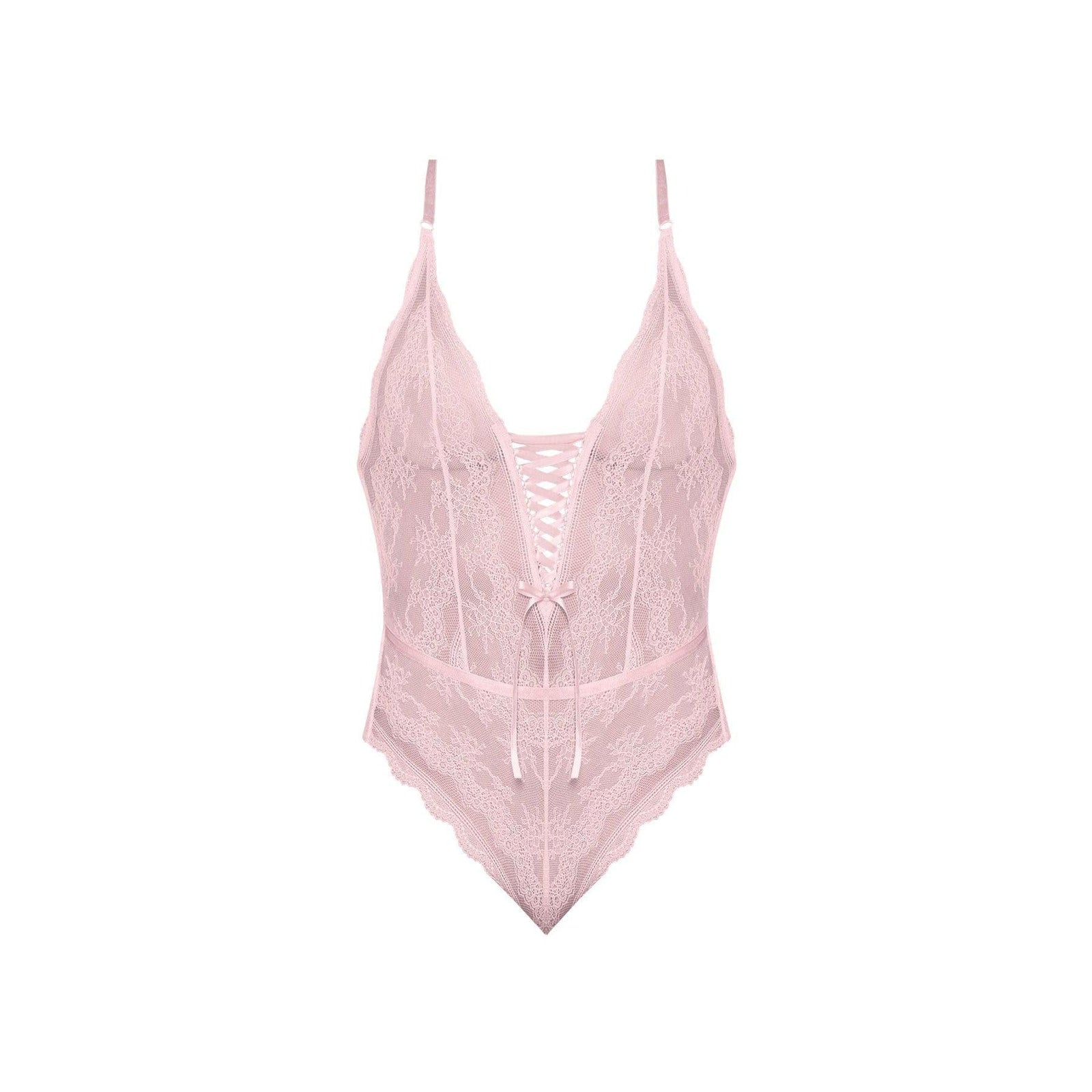 Magic Silk Seabreeze Teddy With Snap Crotch Blush - Romantic Blessings