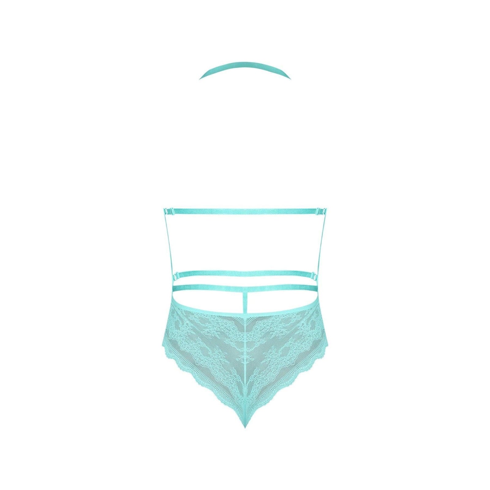 Magic Silk Seabreeze Teddy With Snap Crotch Turquoise - Romantic Blessings