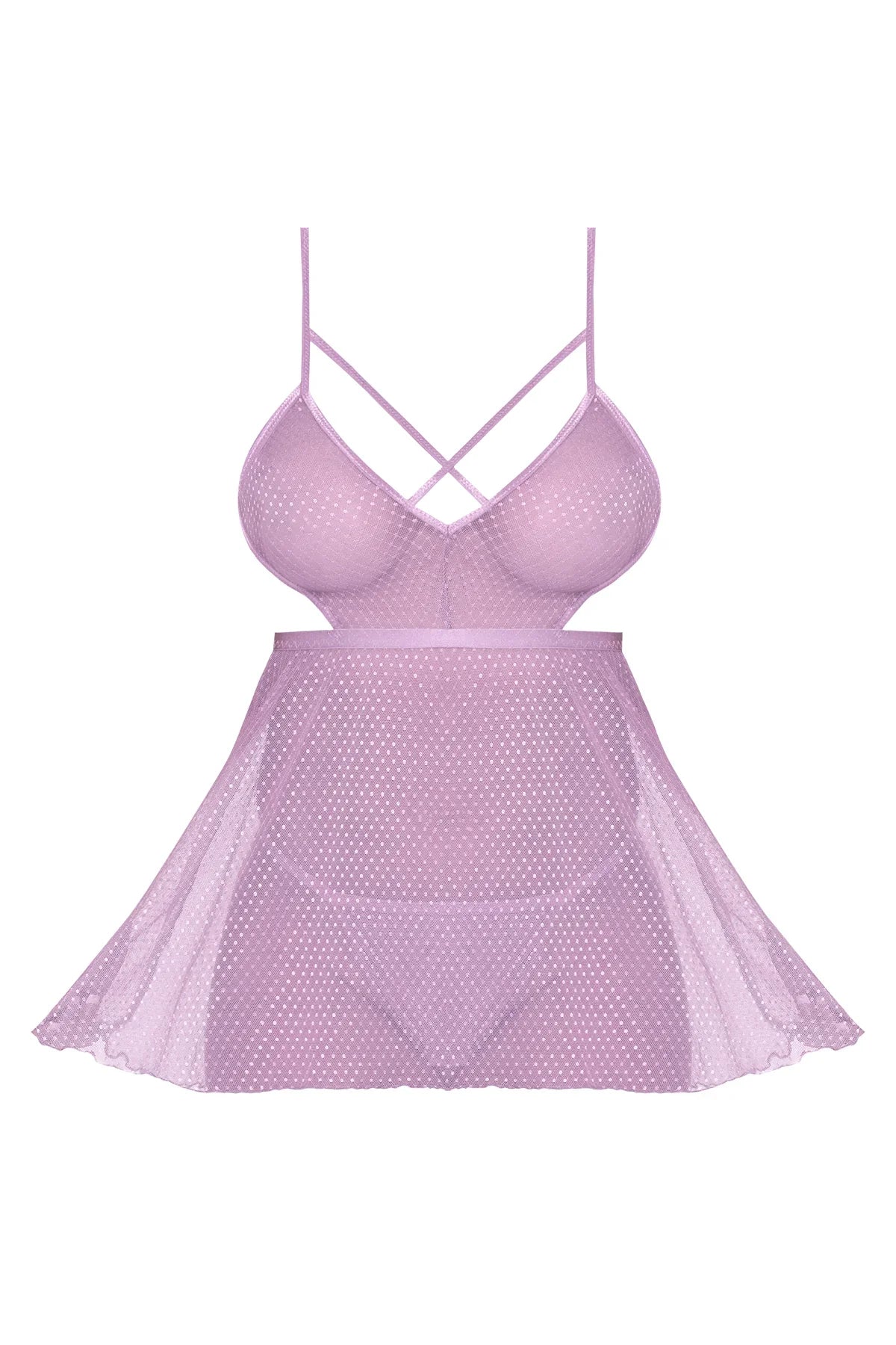 Magic Silk Girl Next Door BabyDoll & Panty Lilac