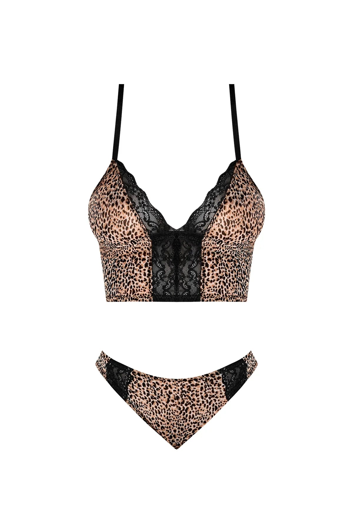 Magic Silk Purrrfect Bra & Hipster Panty Leopard