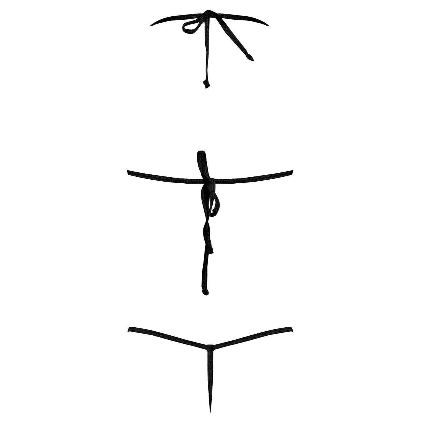 Magic Silk Sheer Mesh Cupless and Crotchless Teddy Black - Romantic Blessings