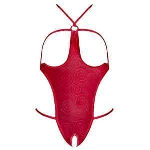 Magic Silk Hypnotic Swirl Cupless & Crotchless Teddy - Romantic Blessings