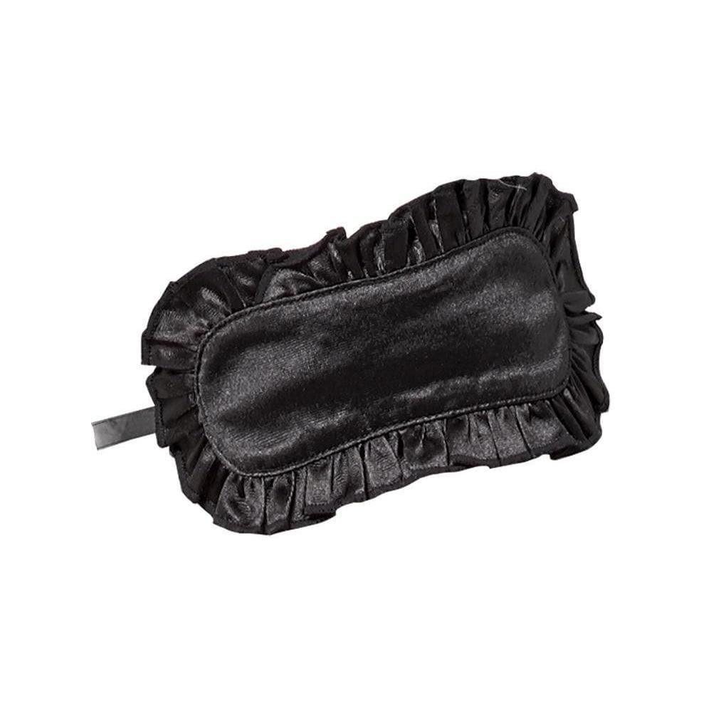 Magic Silk Love & Bondage Liquid Oynx Split Back Crotchless Short & 2-Piece Set Black - Romantic Blessings