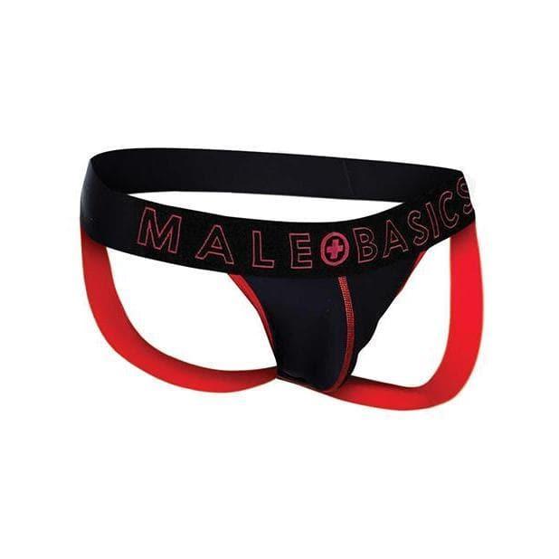 Male Basics Mob Neon Jockstrap Red - Romantic Blessings