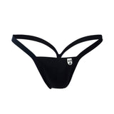 Male Basics Mob Y Buns Penis Pouch Thong Black - Romantic Blessings