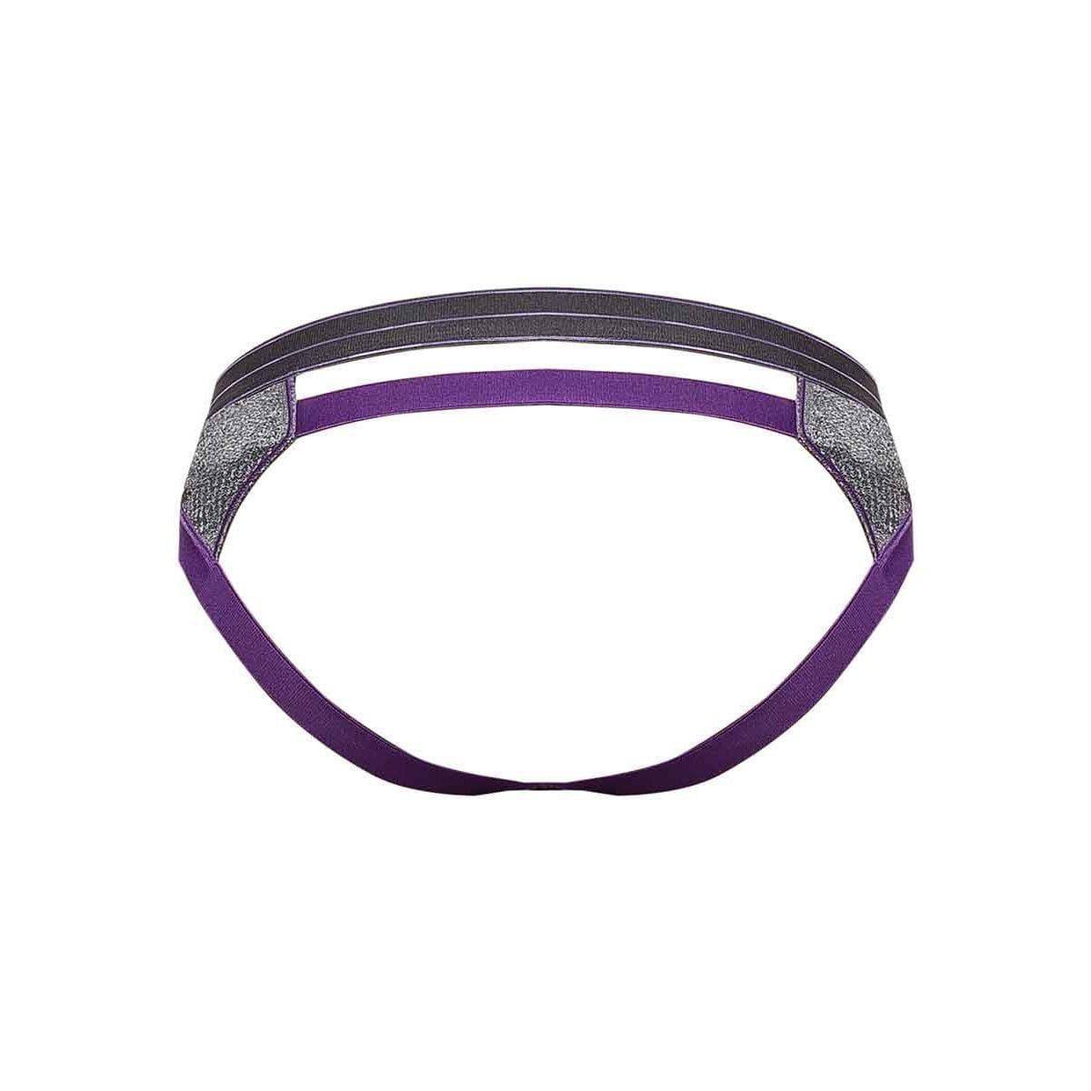 Male Power Heather Haze Cutout Thong Grey - Romantic Blessings