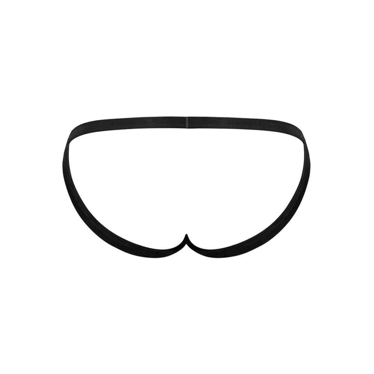 Male Power Hoser Hose Jock Black - Romantic Blessings