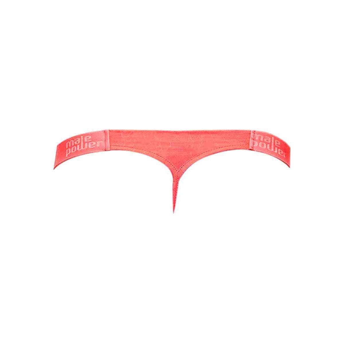 Male Power Impressions Micro V-Shaped G-String Coral - Romantic Blessings