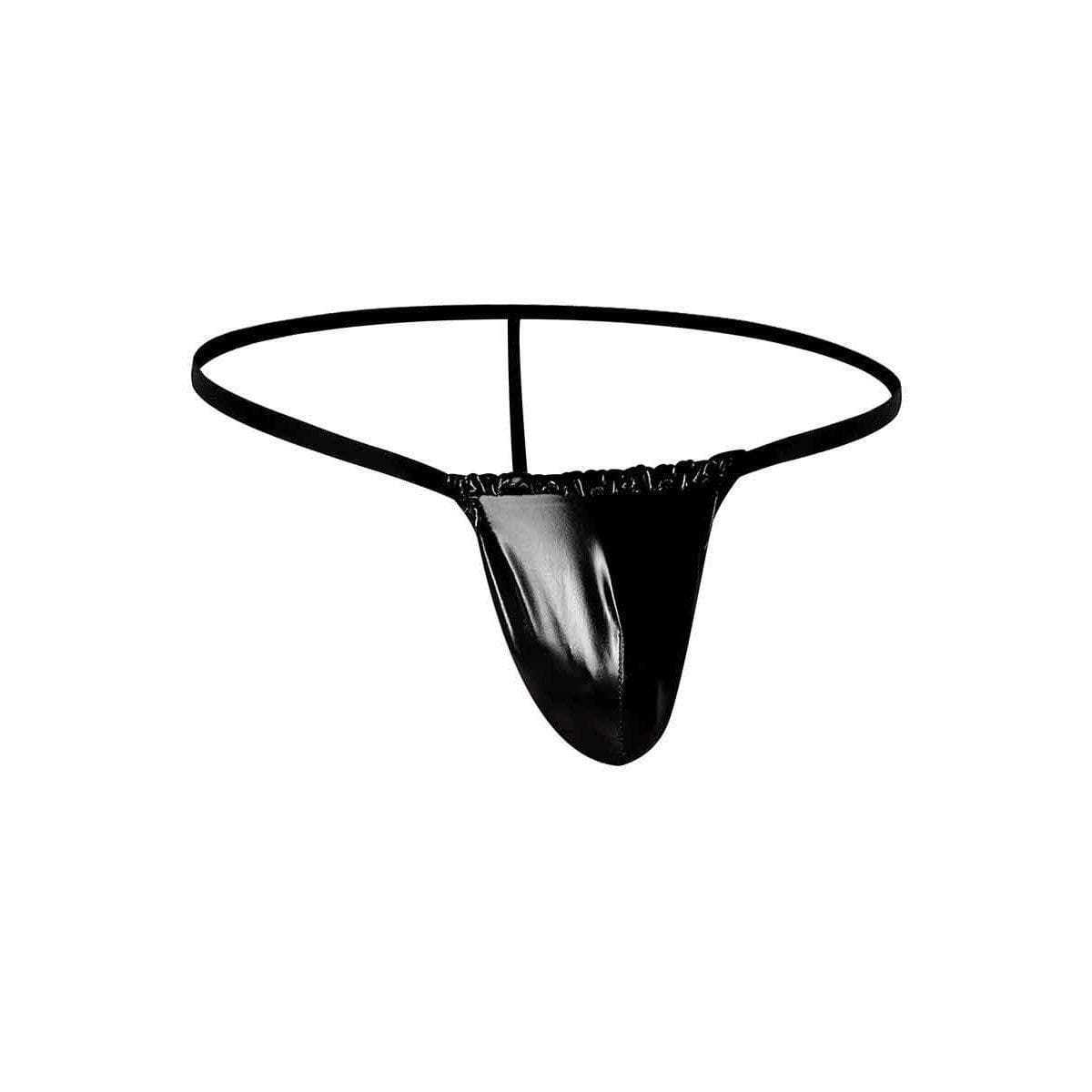 Male Power Liquid Onyx Posing Strap G-String - Romantic Blessings