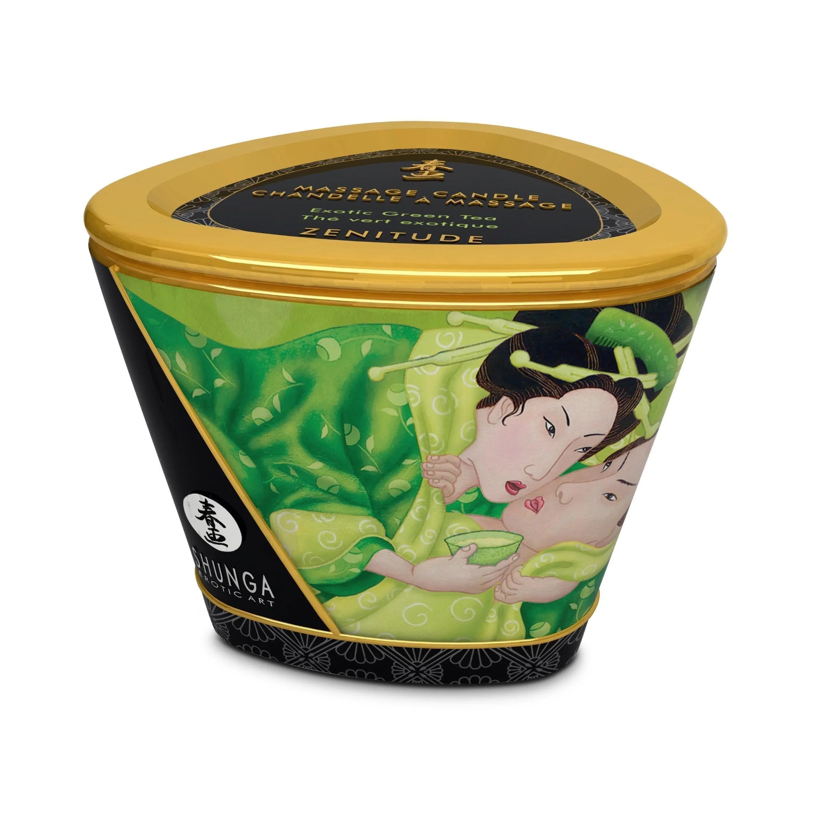 Massage Candle Exotic Green Tea - Romantic Blessings