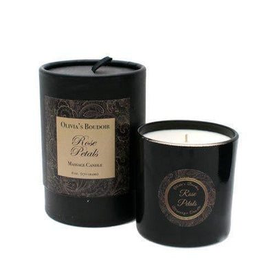 Massage Candle Rose Petals 6.5 Oz - Romantic Blessings