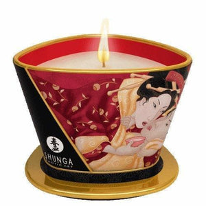 Massage Candle Sparkling Strawberry Wine - Romantic Blessings