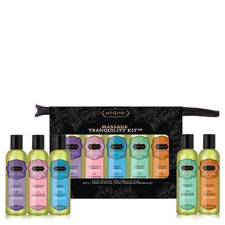 Massage Tranquility 5 Aromatherapy Massage Oil Blend Travel Kit - Romantic Blessings