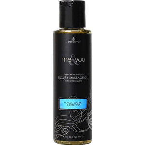 Me & You Pheromone Infused Luxury Massage Oil 4.2 Oz with Hyper Glide - Romantic Blessings