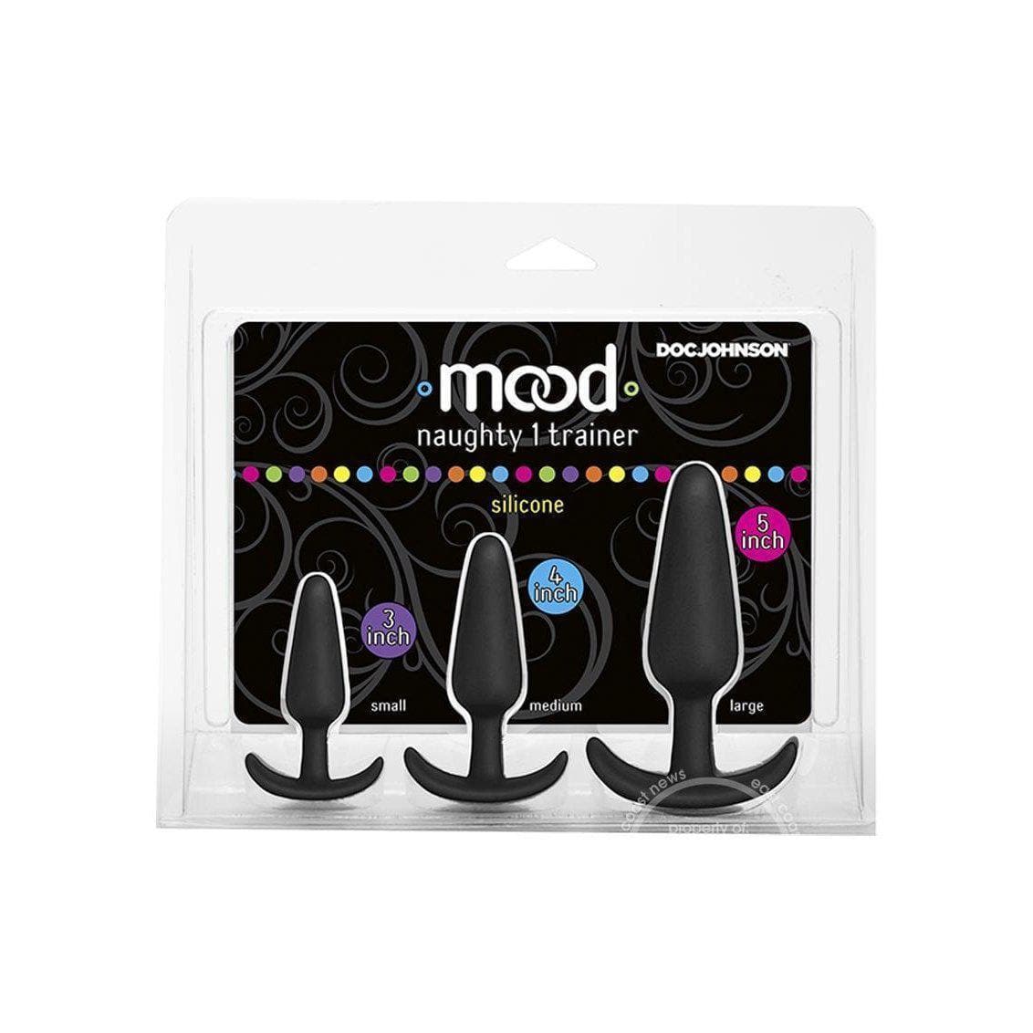 Mood Naughty 1 Trainer Silicone 3-Piece Anal Training Set - Romantic Blessings
