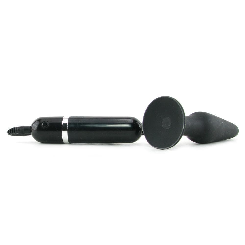 My First Silicone 10 Function Remote Control Vibrating Butt Plug Black - Romantic Blessings