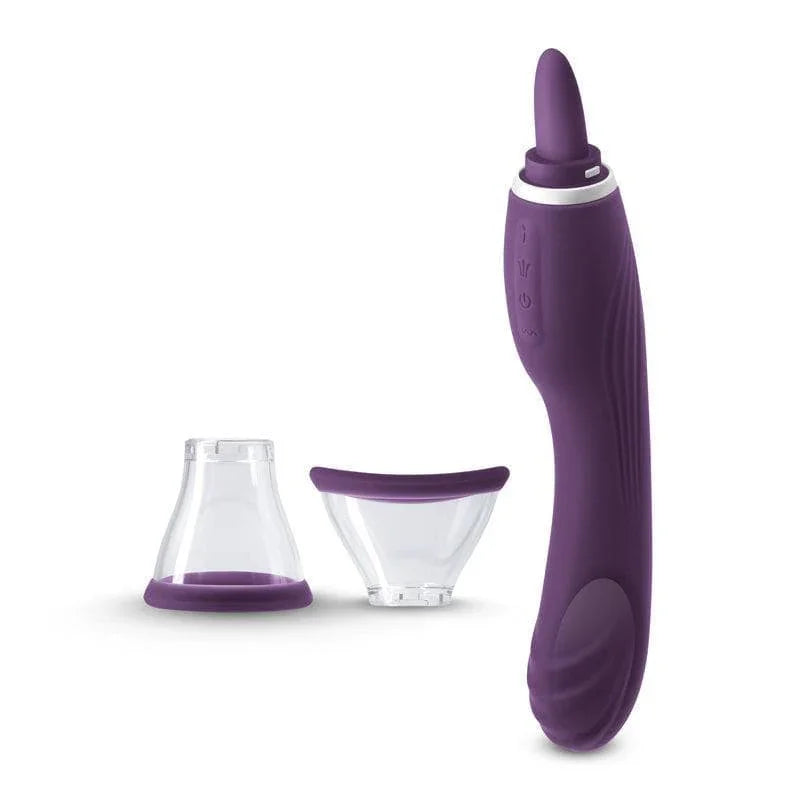 Inya Triple Delight Rechargeable Silicone Vibrator - Romantic Blessings