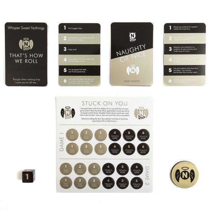 Naughty Or Nice Couples Trio of Sexual Exploration Games to Tempt Tease and Tantalize - Romantic Blessings