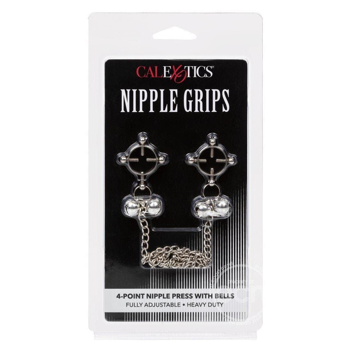 Nipple Grips 4-Point Nipple Press with Bells - Romantic Blessings