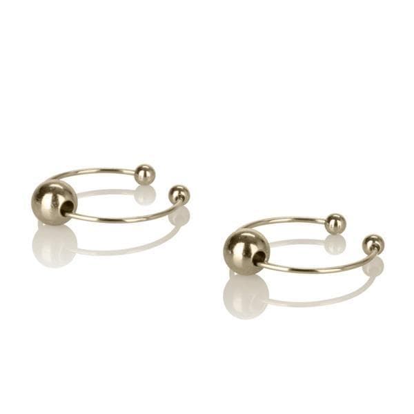 Nipple Play Nipple Hoop Style Jewelry Ring with Stimulating Sensuous Beads - Romantic Blessings