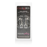 Nipple Play Non Piercing Fully Adjustable Nipple Jewelry with Dangling Pendants - Romantic Blessings
