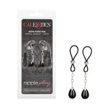 Nipple Play Non Piercing Fully Adjustable Nipple Jewelry with Dangling Pendants - Romantic Blessings