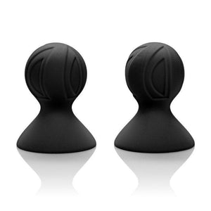 Nipple Play Silicone Pro Full Coverage Nipple Suckers Black - Romantic Blessings