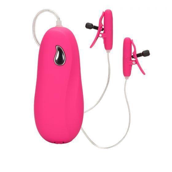 Nipple Teasers 2 Speed Vibrating & Heated Adjustable Nipple Clamps - Romantic Blessings