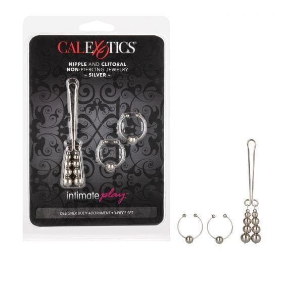 Nipple and Clitoral Non Piercing Body Jewelry Silver - Romantic Blessings