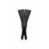 Noir Handmade Lace and Power Wetlook Stockings - Romantic Blessings