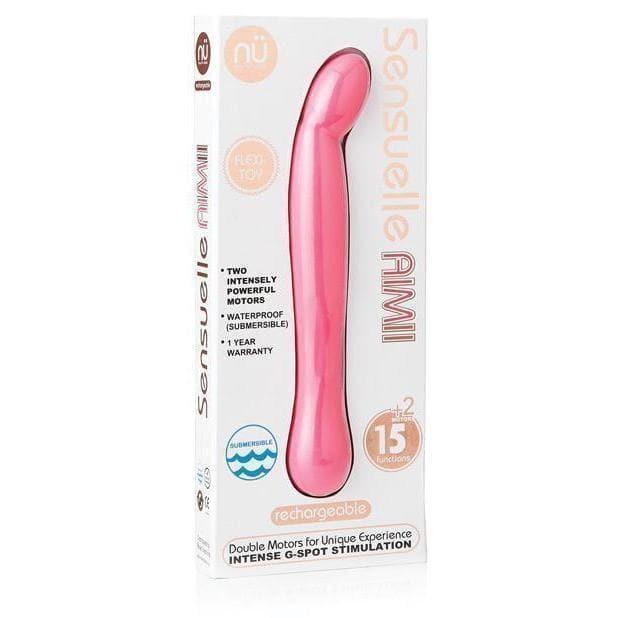 Nu Sensuelle Aimii 15-Function Dual Motor Flexible G-Spot Vibrator - Romantic Blessings Nu Sensuelle Aimii 15-Function Dual Motor Flexible G-Spot Vibrator - Romantic Blessings