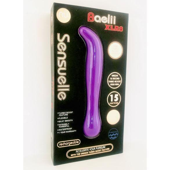 Nu Sensuelle Baelii Xlr8 15 Function Flexible Rechargeable G-Spot Vibrator with Turbo Boost - Romantic Blessings