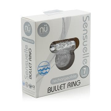 Nu Sensuelle Bullet 7 Function Couples Vibrating Penis Ring - Romantic Blessings