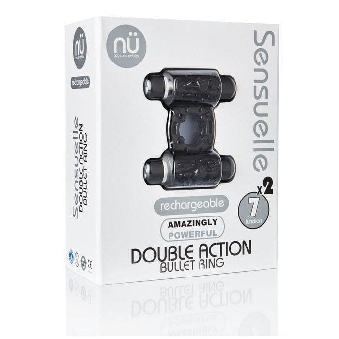 Nu Sensuelle Double Action  7+2 Function Couples Vibrating Penis Ring - Romantic Blessings