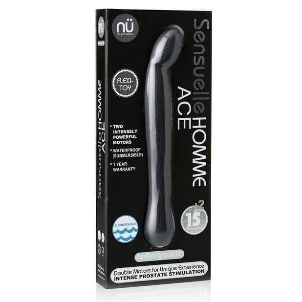 Nu Sensuelle Homme Ace 15 Function Dual Motor Intense Prostate Massager - Romantic Blessings