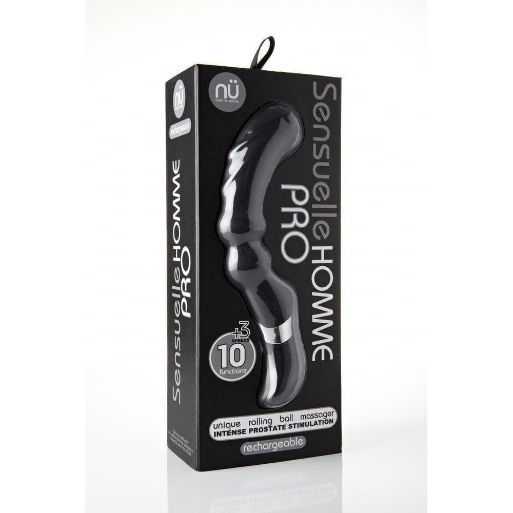Nu Sensuelle Homme Pro 10 Function Vibrating Prostate Massager - Romantic Blessings