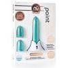 Nu Sensuelle Point Plus 20-Function Rechargeable Silicone Bullet Vibrator with Textured Tips - Romantic Blessings