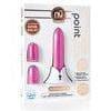 Nu Sensuelle Point Plus 20-Function Rechargeable Silicone Bullet Vibrator with Textured Tips - Romantic Blessings