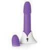 Nu Sensuelle Point Plus 20-Function Rechargeable Silicone Bullet Vibrator with Textured Tips - Romantic Blessings