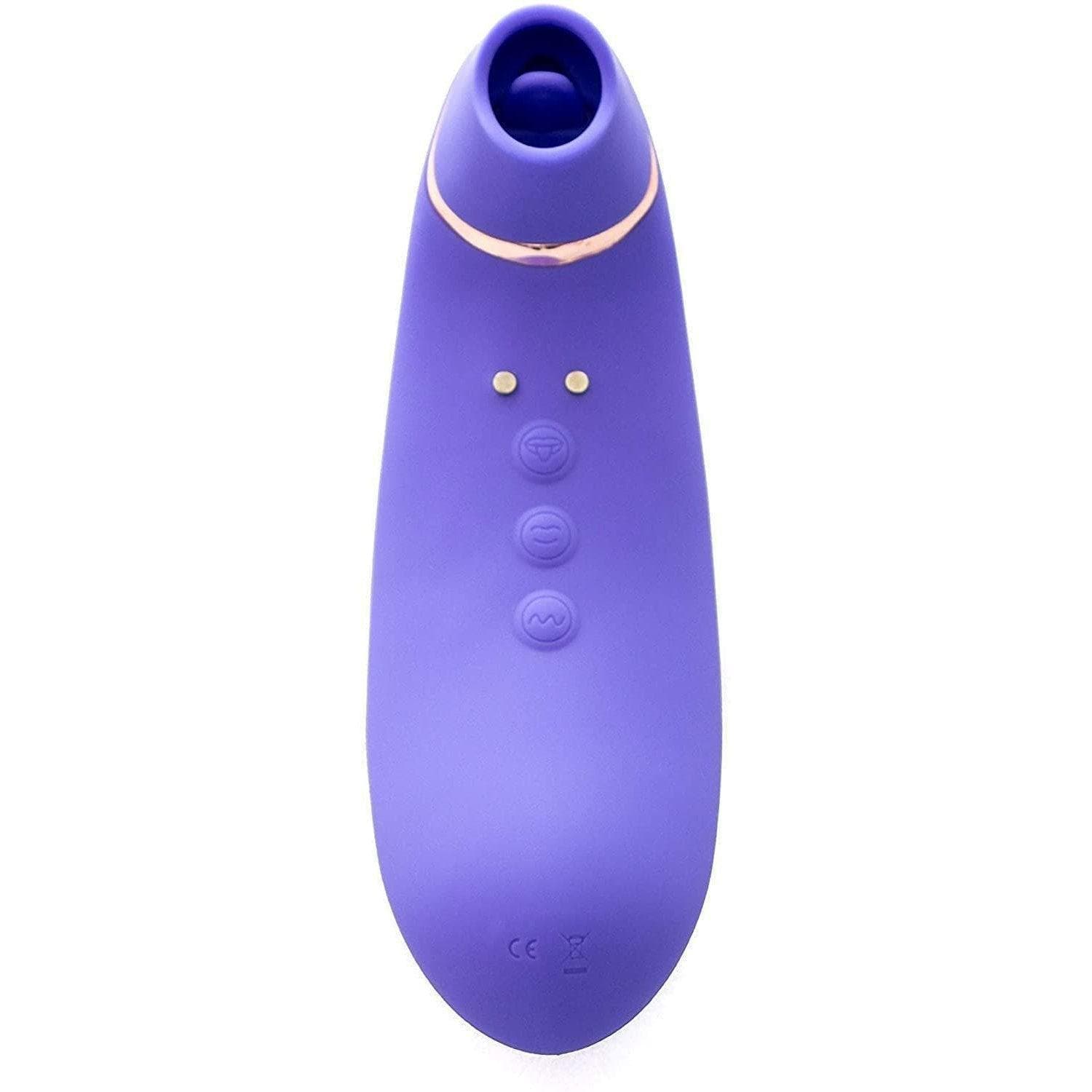 Nu Sensuelle Trinitii 26 Function Rechargeable Flickering Tongue Vibrator  with Suction - Romantic Blessings