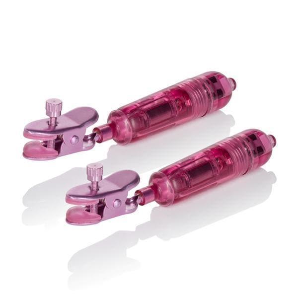 One Touch Micro Discreet Lightweight Wireless Vibrating Adjustable Nipple Clamps - Romantic Blessings