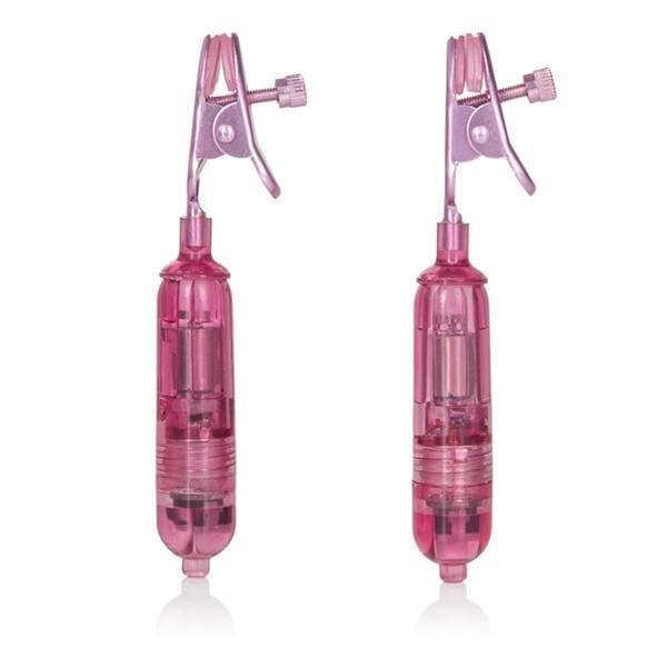 One Touch Micro Discreet Lightweight Wireless Vibrating Adjustable Nipple Clamps - Romantic Blessings
