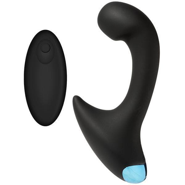 Optimale Prostate Curve Silicone Wireless Remote Rechargeable 7 Function Vibrator - Romantic Blessings