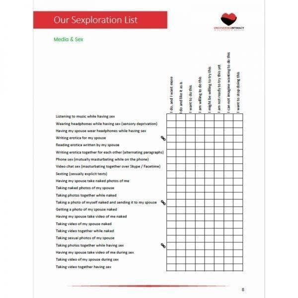 Our Sexploration List - Romantic Blessings