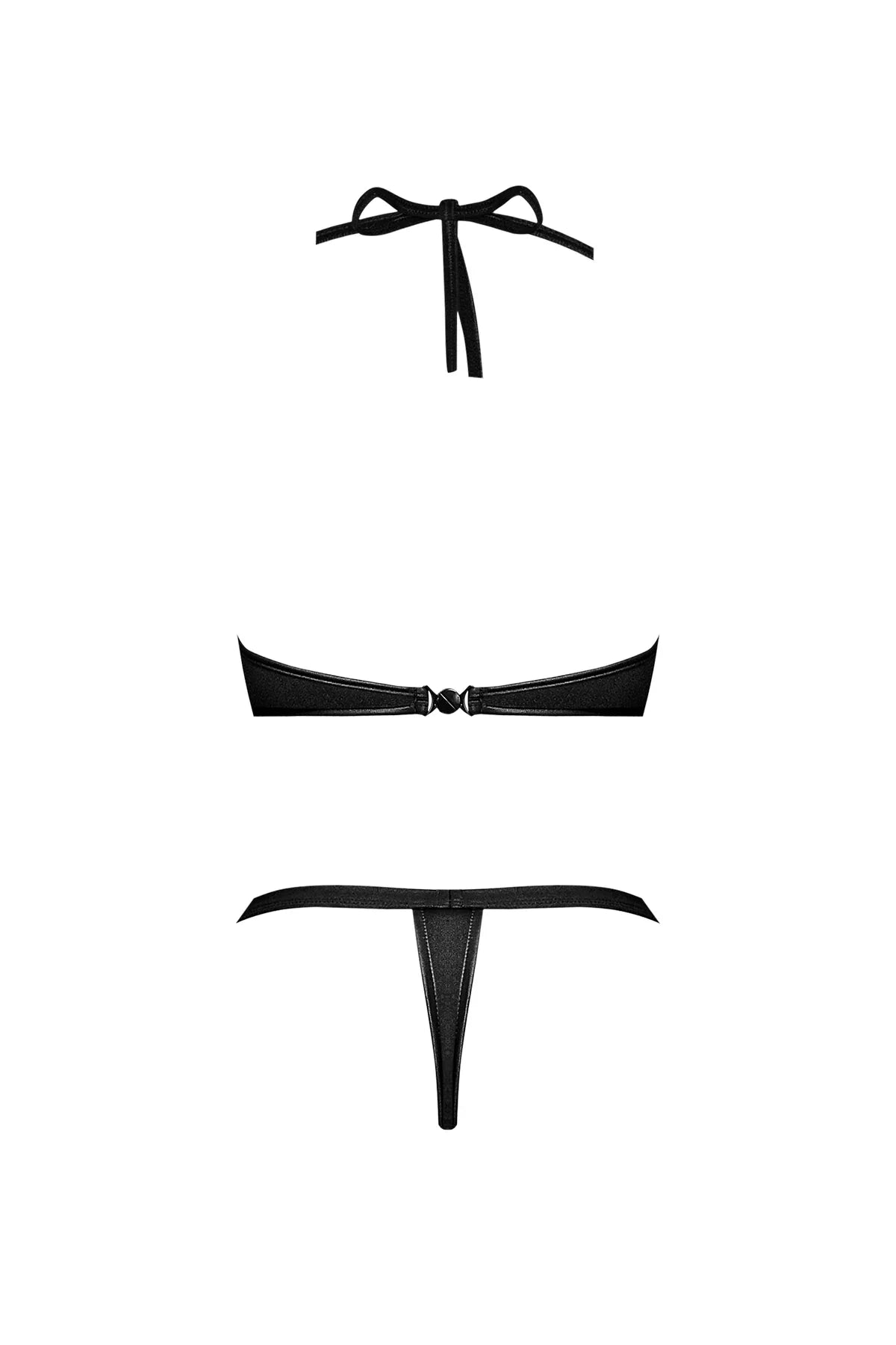 Magic Silk Lust Fetish Pandora Bikini Black
