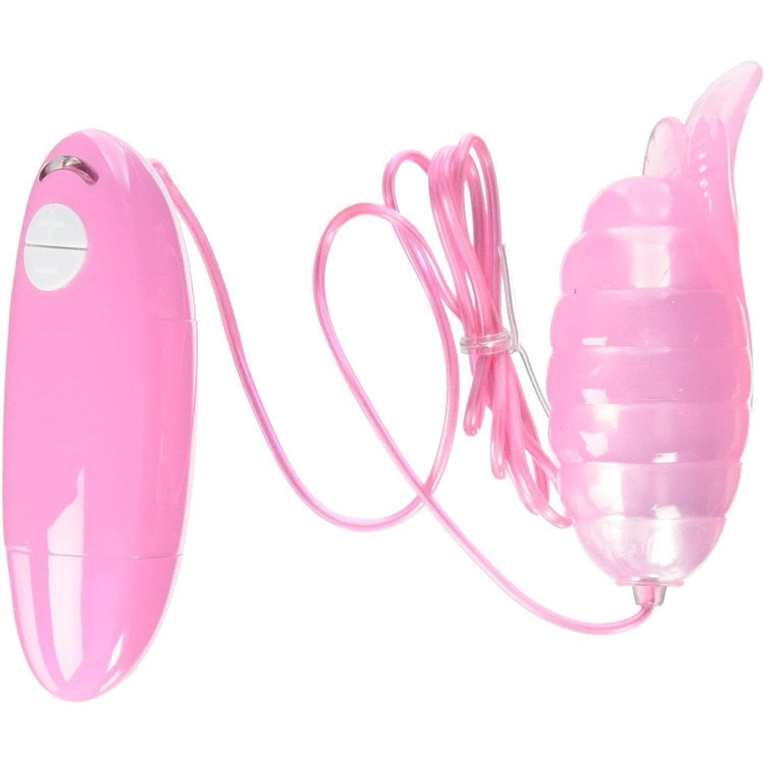 Passion Clit Tickler Remote Control 5 Speed Multi-Function Waterproof Vibrator - Romantic Blessings