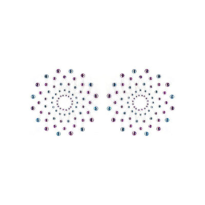 Pasties Crystal Mosaic Blue-purple - Romantic Blessings
